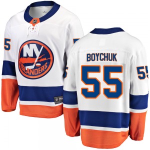 Breakaway Fanatics Branded Adult Johnny Boychuk White Away Jersey - NHL New York Islanders