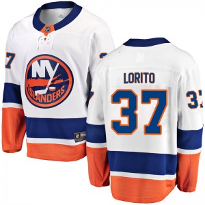 Breakaway Fanatics Branded Adult Matt Lorito White Away Jersey - NHL New York Islanders