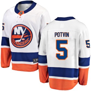 Breakaway Fanatics Branded Adult Denis Potvin White Away Jersey - NHL New York Islanders