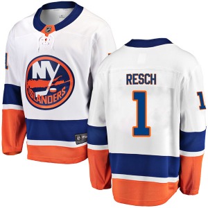 Breakaway Fanatics Branded Adult Glenn Resch White Away Jersey - NHL New York Islanders