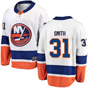 Breakaway Fanatics Branded Adult Billy Smith White Away Jersey - NHL New York Islanders