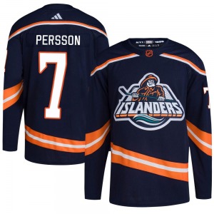 Authentic Adidas Youth Stefan Persson Navy Reverse Retro 2.0 Jersey - NHL New York Islanders