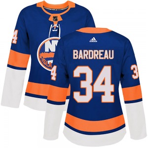 Authentic Adidas Women's Cole Bardreau Royal Home Jersey - NHL New York Islanders