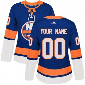 Authentic Adidas Women's Custom Royal Custom Home Jersey - NHL New York Islanders