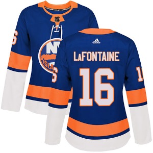 Authentic Adidas Women's Pat LaFontaine Royal Home Jersey - NHL New York Islanders
