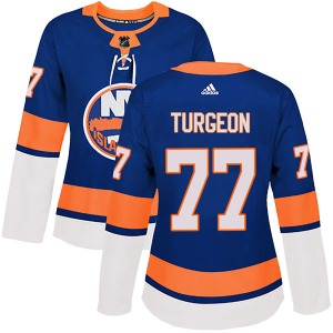 Authentic Adidas Women's Pierre Turgeon Royal Home Jersey - NHL New York Islanders