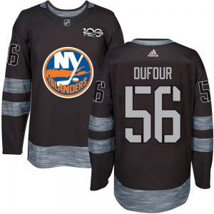 Authentic Youth William Dufour Black 1917-2017 100th Anniversary Jersey - NHL New York Islanders