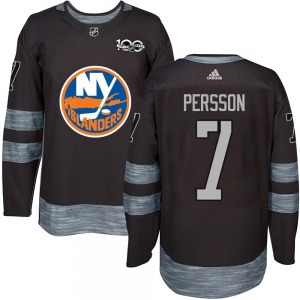 Authentic Youth Stefan Persson Black 1917-2017 100th Anniversary Jersey - NHL New York Islanders