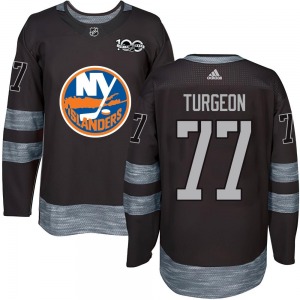 Authentic Youth Pierre Turgeon Black 1917-2017 100th Anniversary Jersey - NHL New York Islanders