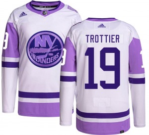 Authentic Adidas Youth Bryan Trottier Hockey Fights Cancer Jersey - NHL New York Islanders