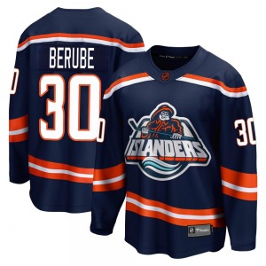 Breakaway Fanatics Branded Adult Jean-Francois Berube Navy Special Edition 2.0 Jersey - NHL New York Islanders