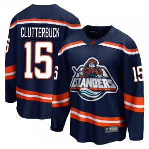 Breakaway Fanatics Branded Adult Cal Clutterbuck Navy Special Edition 2.0 Jersey - NHL New York Islanders