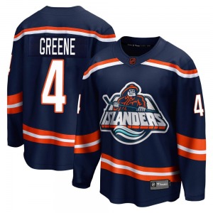 Breakaway Fanatics Branded Adult Andy Greene Green Navy Special Edition 2.0 Jersey - NHL New York Islanders