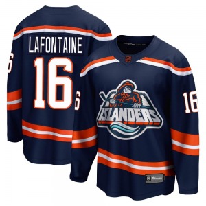 Breakaway Fanatics Branded Adult Pat LaFontaine Navy Special Edition 2.0 Jersey - NHL New York Islanders