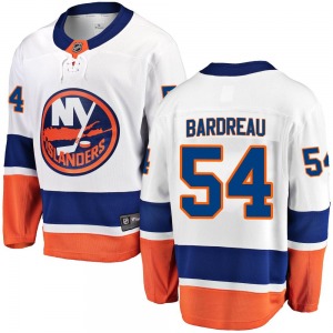 Breakaway Fanatics Branded Youth Cole Bardreau White Away Jersey - NHL New York Islanders