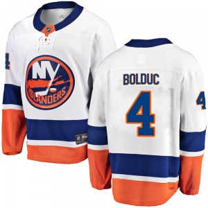 Breakaway Fanatics Branded Youth Samuel Bolduc White Away Jersey - NHL New York Islanders