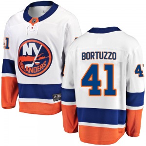 Breakaway Fanatics Branded Youth Robert Bortuzzo White Away Jersey - NHL New York Islanders