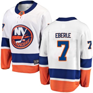 Breakaway Fanatics Branded Youth Jordan Eberle White Away Jersey - NHL New York Islanders
