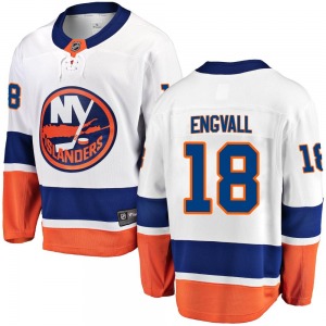 Breakaway Fanatics Branded Youth Pierre Engvall White Away Jersey - NHL New York Islanders