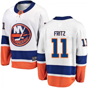Breakaway Fanatics Branded Youth Tanner Fritz White Away Jersey - NHL New York Islanders