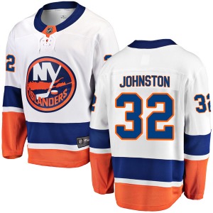 Breakaway Fanatics Branded Youth Ross Johnston White Away Jersey - NHL New York Islanders