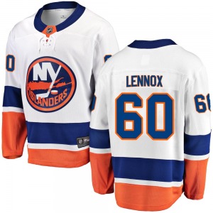 Breakaway Fanatics Branded Youth Tristan Lennox White Away Jersey - NHL New York Islanders