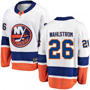 Breakaway Fanatics Branded Youth Oliver Wahlstrom White Away Jersey - NHL New York Islanders