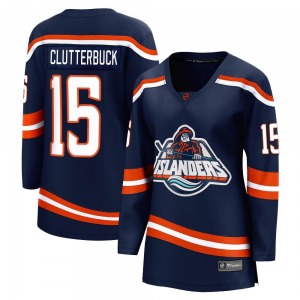Breakaway Fanatics Branded Women's Cal Clutterbuck Navy Special Edition 2.0 Jersey - NHL New York Islanders