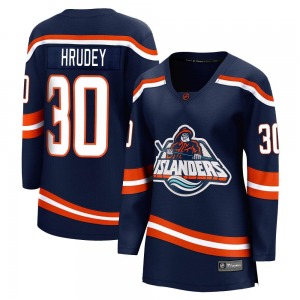 Breakaway Fanatics Branded Women's Kelly Hrudey Navy Special Edition 2.0 Jersey - NHL New York Islanders