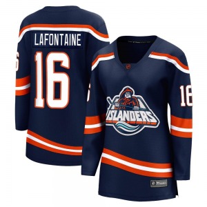Breakaway Fanatics Branded Women's Pat LaFontaine Navy Special Edition 2.0 Jersey - NHL New York Islanders