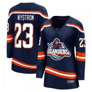 Breakaway Fanatics Branded Women's Bob Nystrom Navy Special Edition 2.0 Jersey - NHL New York Islanders