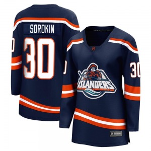 Breakaway Fanatics Branded Women's Ilya Sorokin Navy Special Edition 2.0 Jersey - NHL New York Islanders