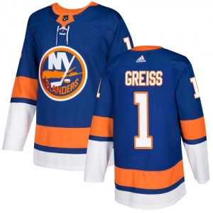 Authentic Adidas Youth Thomas Greiss Royal Blue Home Jersey - NHL New York Islanders